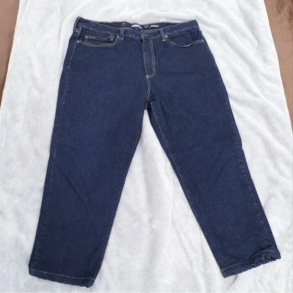 Lands' End Square Rigger Flannel Lined Men's Jeans Size 38, 26.25" Inseam NWOT - Picture 11 of 12